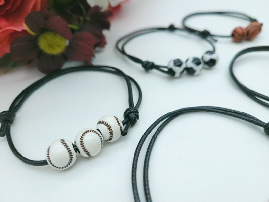 Sportball Armbänder Football, Basketball, Tennis, Fussball, Volleyball, Baseball